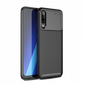 Telefoonhoesje voor Samsung Galaxy A70 Flexibele Koolstofvezeltextuur