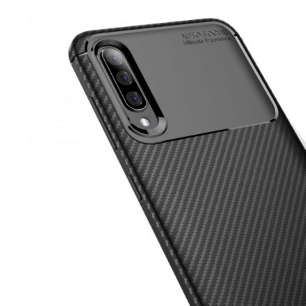 Telefoonhoesje voor Samsung Galaxy A70 Flexibele Koolstofvezeltextuur