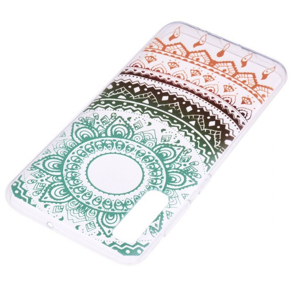 Telefoonhoesje voor Samsung Galaxy A70 Vintage Gekleurde Mandala Naadloos