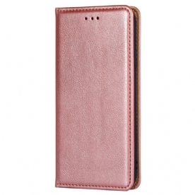 Bescherming Hoesje voor Xiaomi 12T / 12T Pro Folio-hoesje Lakleer-effect