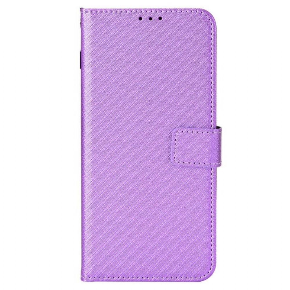 Folio-hoesje voor Xiaomi 12T / 12T Pro Met Ketting Kunstleren Riem