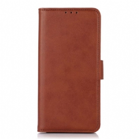 Folio-hoesje voor Xiaomi 12T / 12T Pro Soberheid Leer Effect