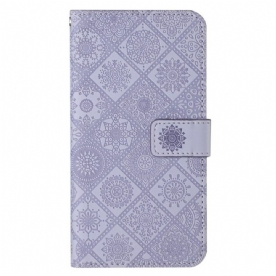 Leren Hoesje voor Xiaomi 12T / 12T Pro Bloemenpatroon