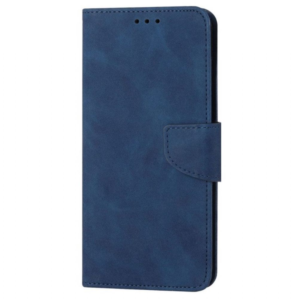 Leren Hoesje voor Xiaomi 12T / 12T Pro Met Ketting Effen Bandjes Met Leereffect