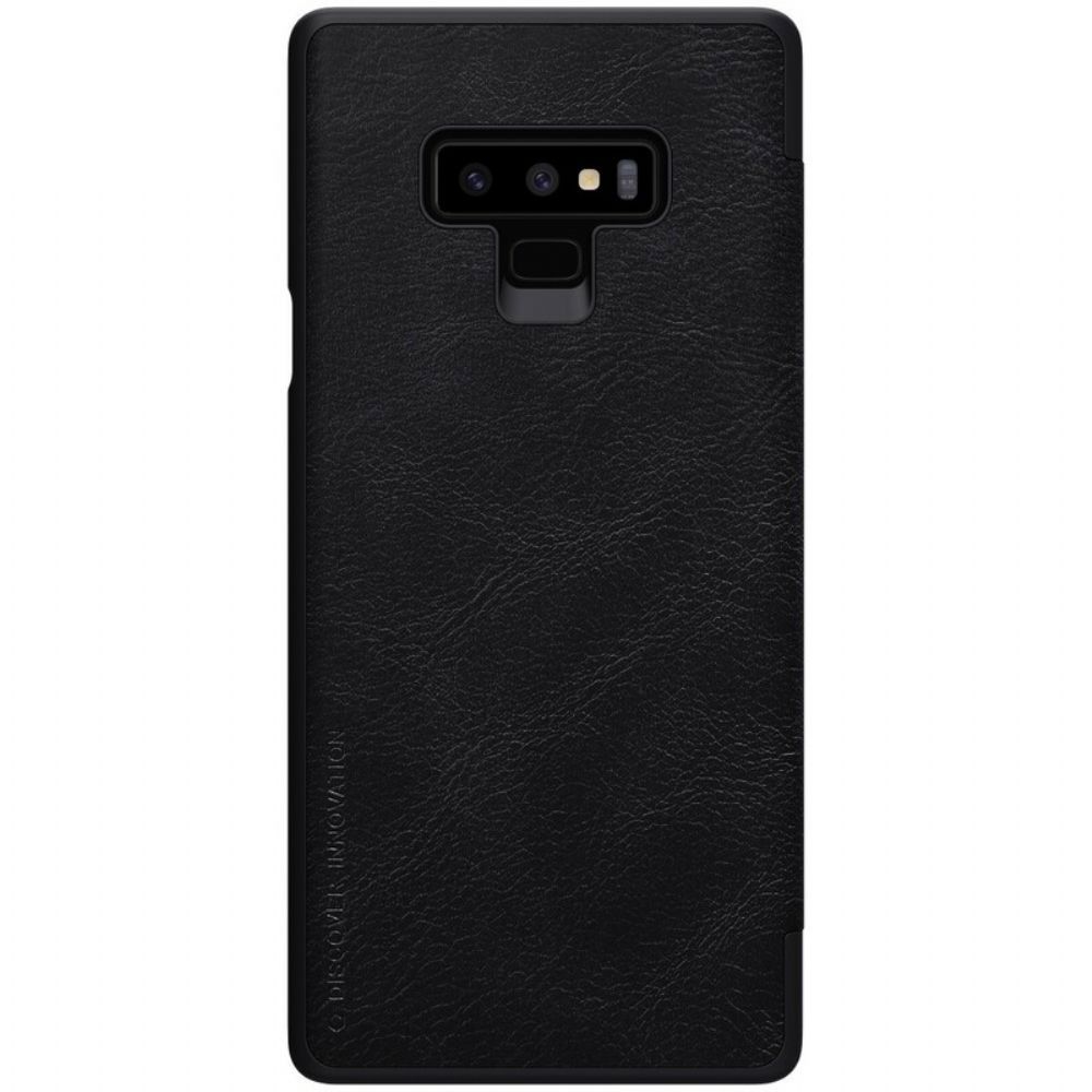 Bescherming Hoesje voor Samsung Galaxy Note 9 Folio-hoesje Nillkin Qin-serie