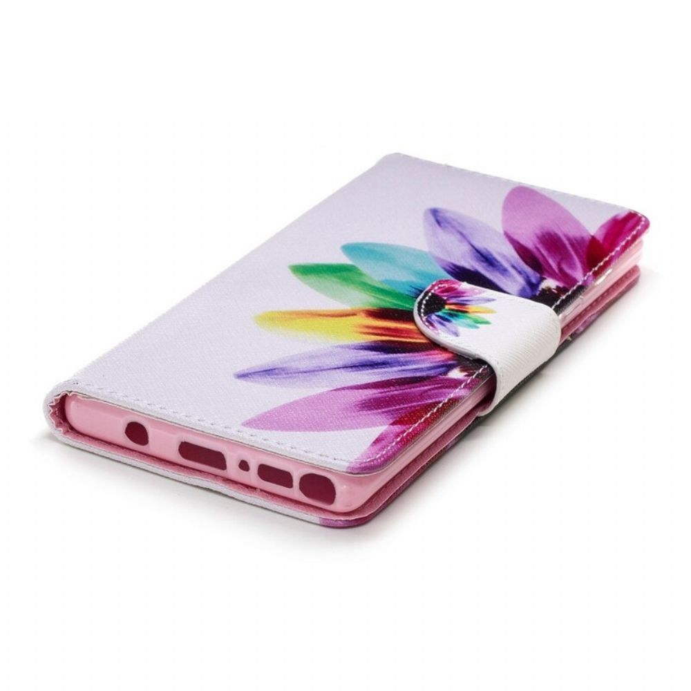 Folio-hoesje voor Samsung Galaxy Note 9 Aquarel Bloem