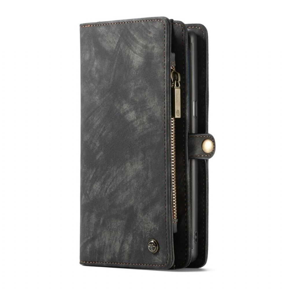 Folio-hoesje voor Samsung Galaxy Note 9 Caseme Vintage Leer