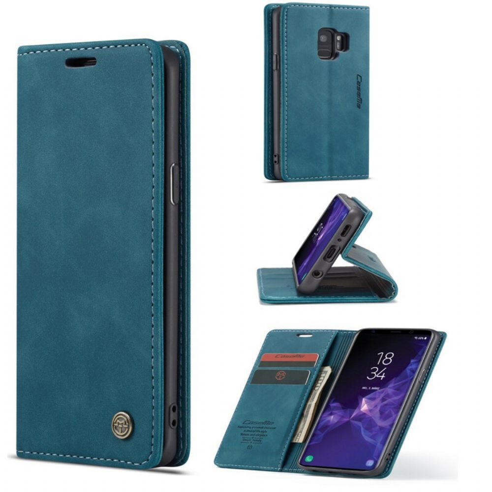 Bescherming Hoesje voor Samsung Galaxy S9 Folio-hoesje Caseme Kunstleer