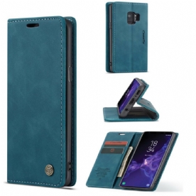 Bescherming Hoesje voor Samsung Galaxy S9 Folio-hoesje Caseme Kunstleer