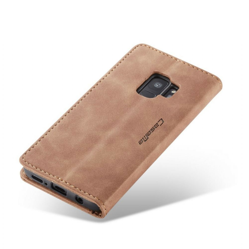 Bescherming Hoesje voor Samsung Galaxy S9 Folio-hoesje Caseme Kunstleer