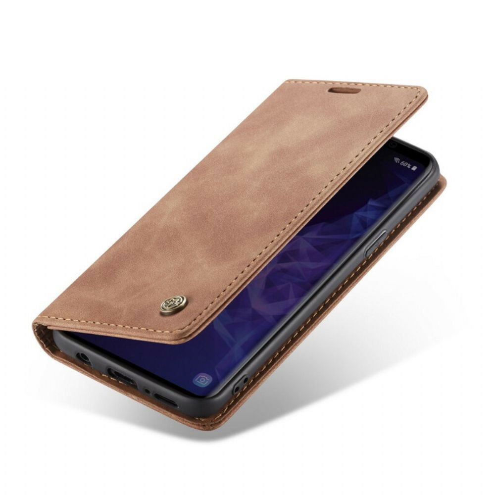 Bescherming Hoesje voor Samsung Galaxy S9 Folio-hoesje Caseme Kunstleer