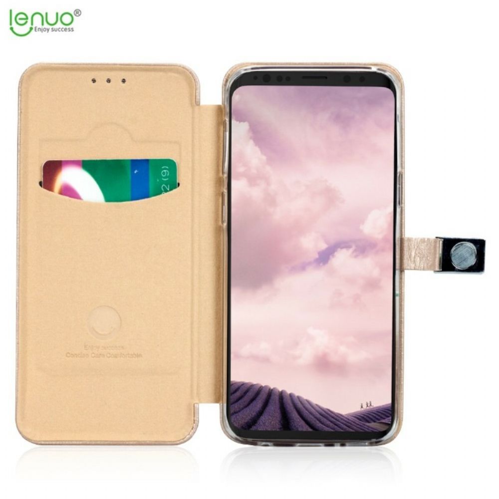 Flip Case voor Samsung Galaxy S9 Lenuo Kunstleer Vintage