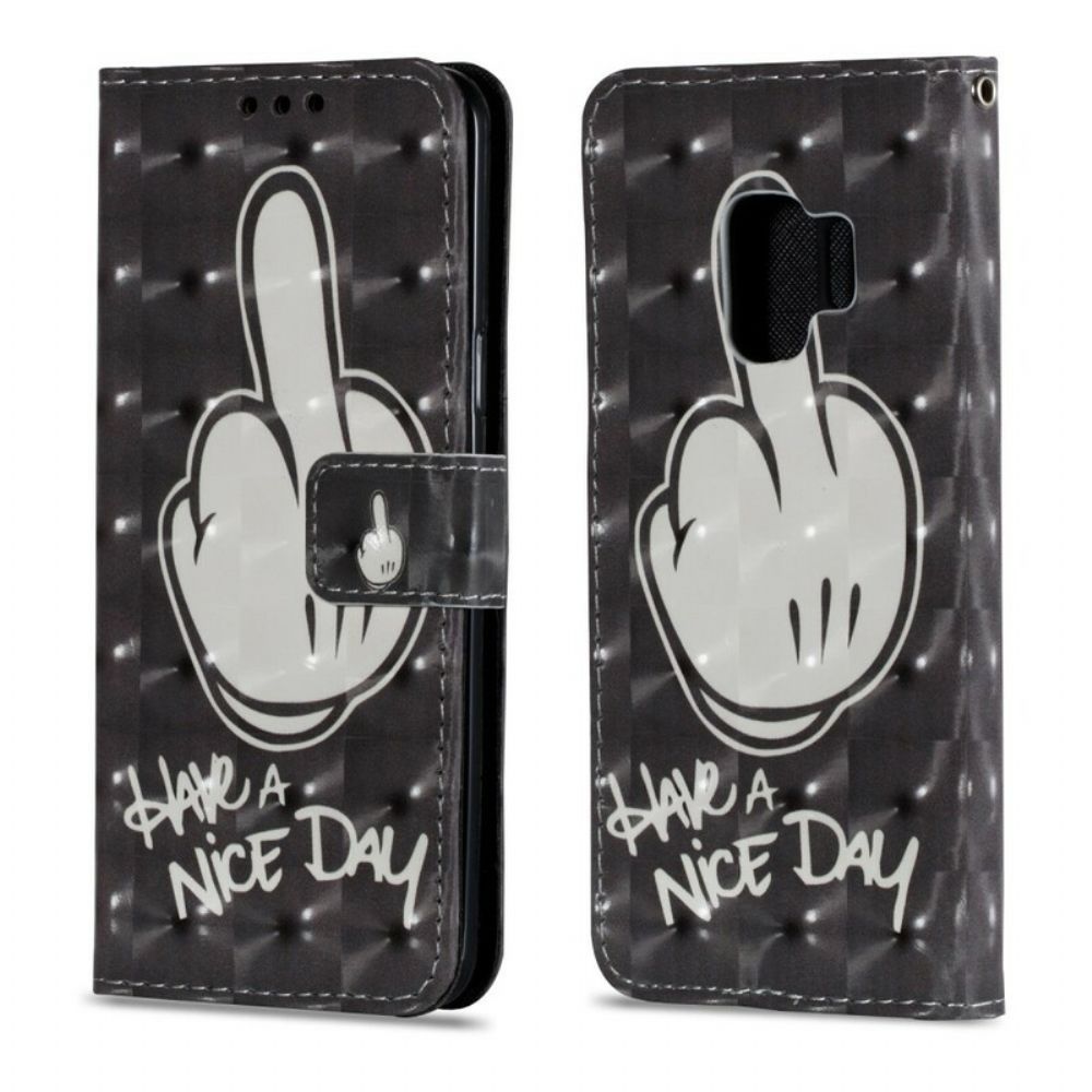 Flip Case voor Samsung Galaxy S9 Mickey Dag