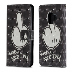 Flip Case voor Samsung Galaxy S9 Mickey Dag