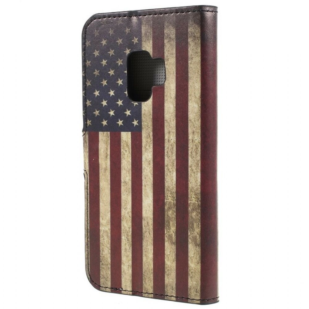 Flip Case voor Samsung Galaxy S9 Vlag Van De Vs