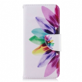 Folio-hoesje voor Samsung Galaxy S9 Aquarel Bloem