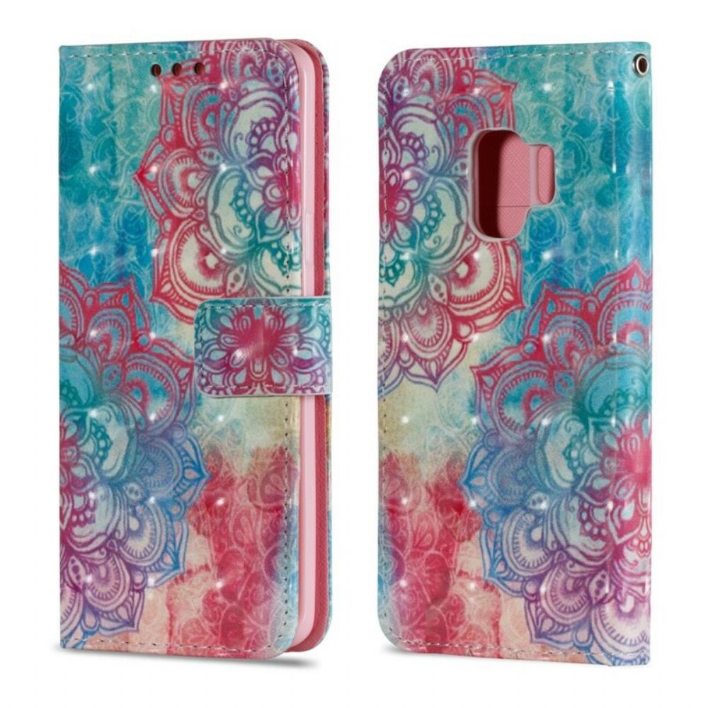 Folio-hoesje voor Samsung Galaxy S9 Lotus