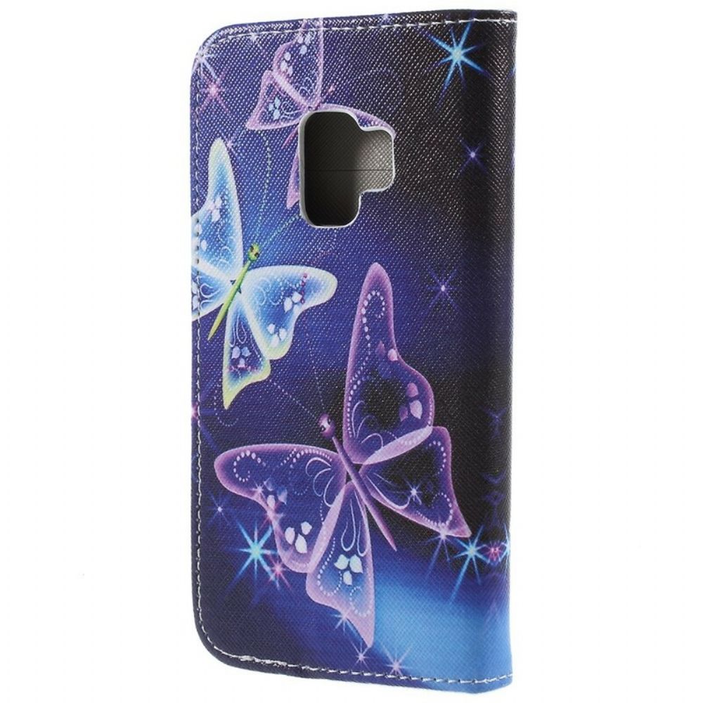 Folio-hoesje voor Samsung Galaxy S9 Vlinders