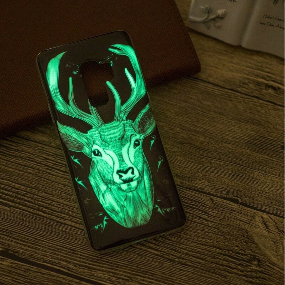 Hoesje voor Samsung Galaxy S9 Fluorescerend Majestueus Hert