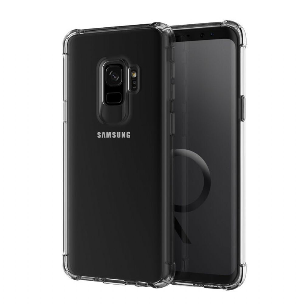 Hoesje voor Samsung Galaxy S9 Transparante Leeu Beschermende Kussens