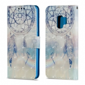 Leren Hoesje voor Samsung Galaxy S9 Aquarel Dromenvanger