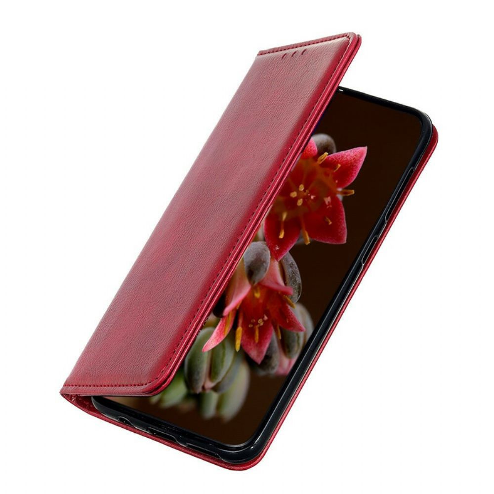 Bescherming Hoesje voor Oppo Find X2 Pro Folio-hoesje Elegance Split Litchi Leer