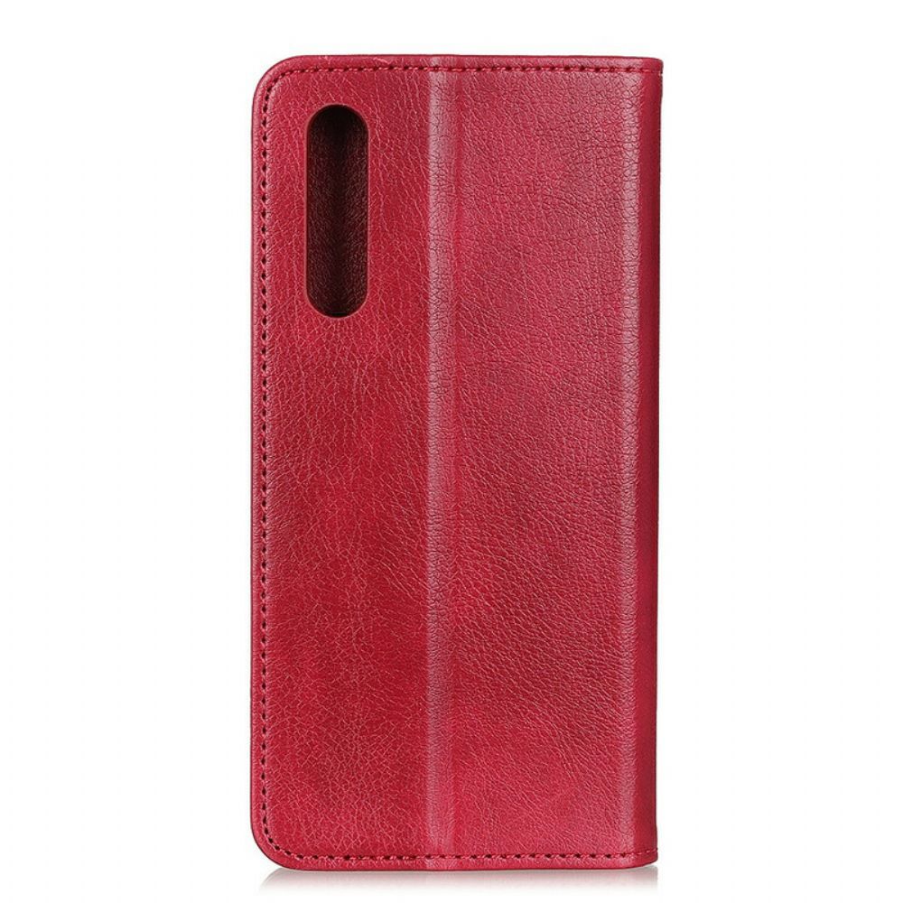 Bescherming Hoesje voor Oppo Find X2 Pro Folio-hoesje Elegance Split Litchi Leer