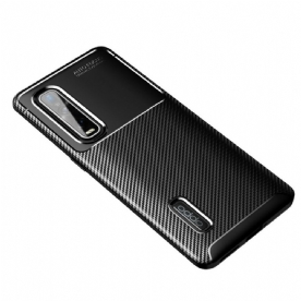 Hoesje voor Oppo Find X2 Pro Koolstofvezelslang