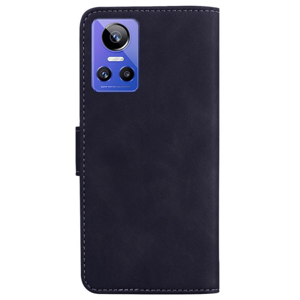 Flip Case voor Realme GT Neo 3 Vlinderpatroon