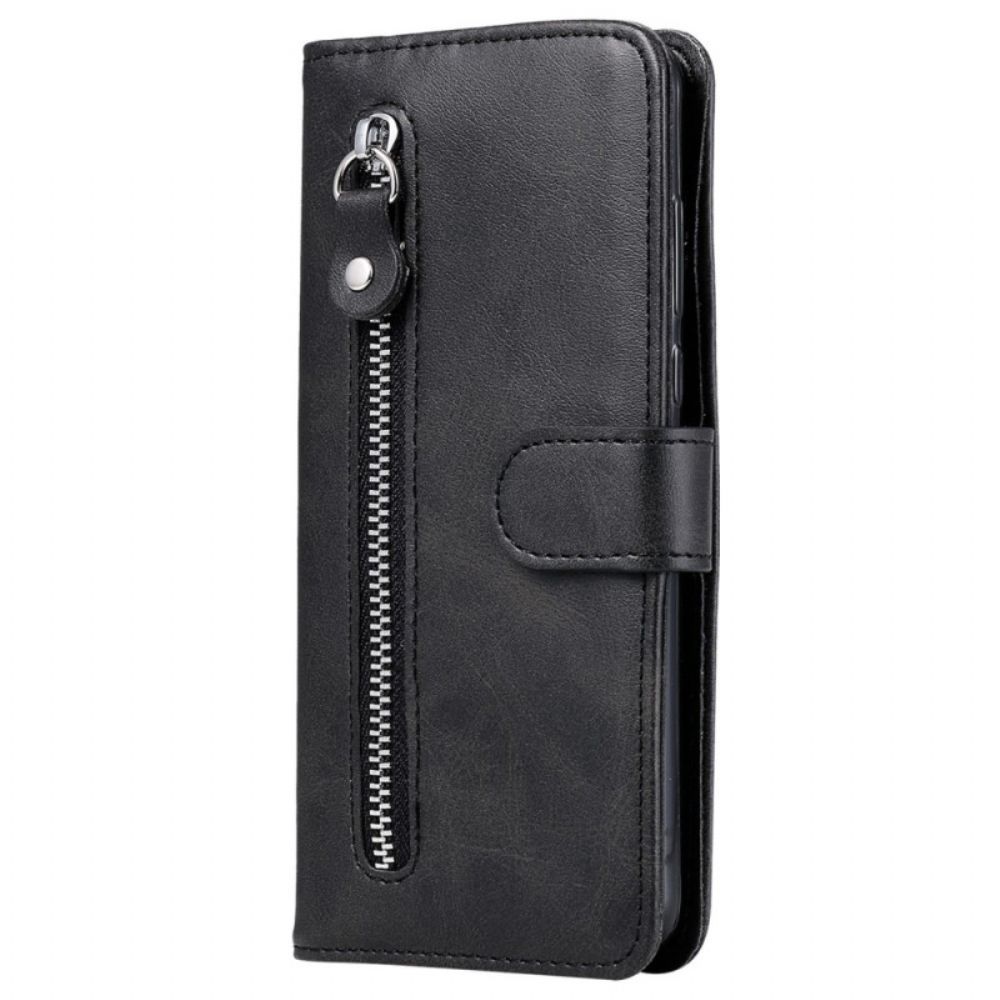 Leren Hoesje voor Realme GT Neo 3 Portemonnee Leren Zip Portemonnee