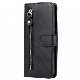 Leren Hoesje voor Realme GT Neo 3 Portemonnee Leren Zip Portemonnee