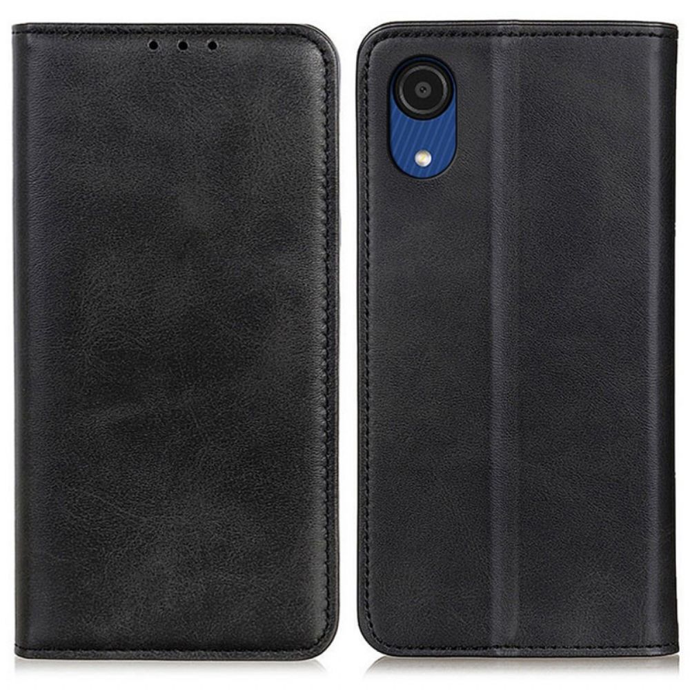 Bescherming Hoesje voor Samsung Galaxy A03 Core Folio-hoesje Elegantie Splitleer