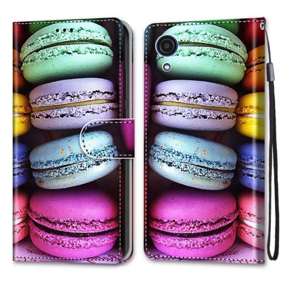 Folio-hoesje voor Samsung Galaxy A03 Core Bitterkoekjes