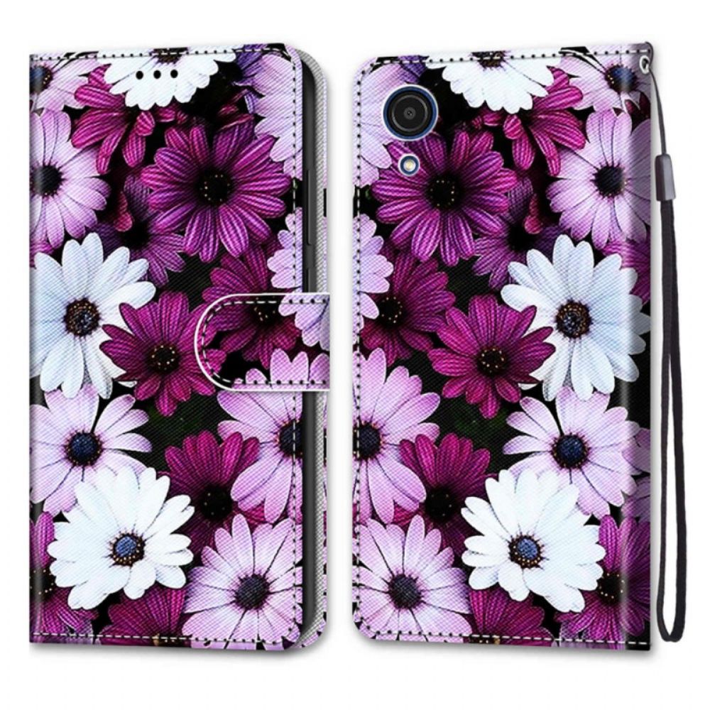 Folio-hoesje voor Samsung Galaxy A03 Core Bloemenwonder