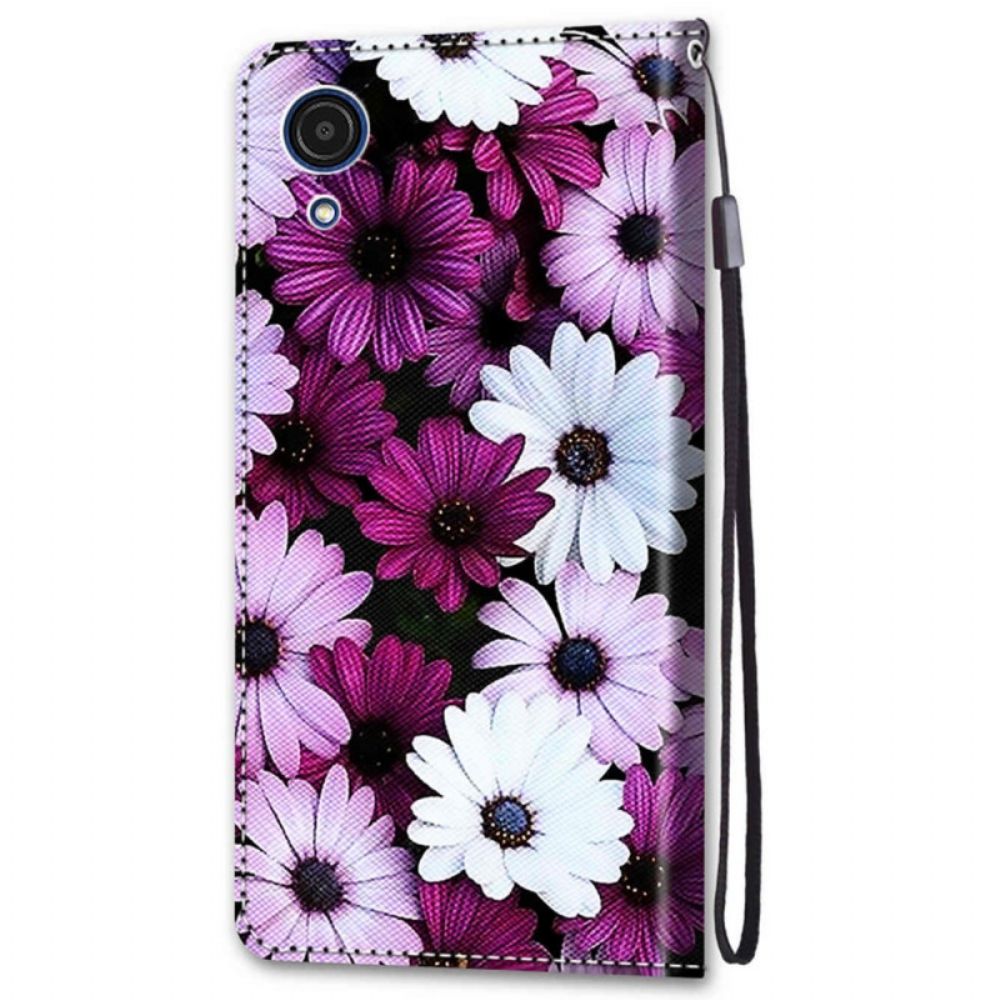 Folio-hoesje voor Samsung Galaxy A03 Core Bloemenwonder