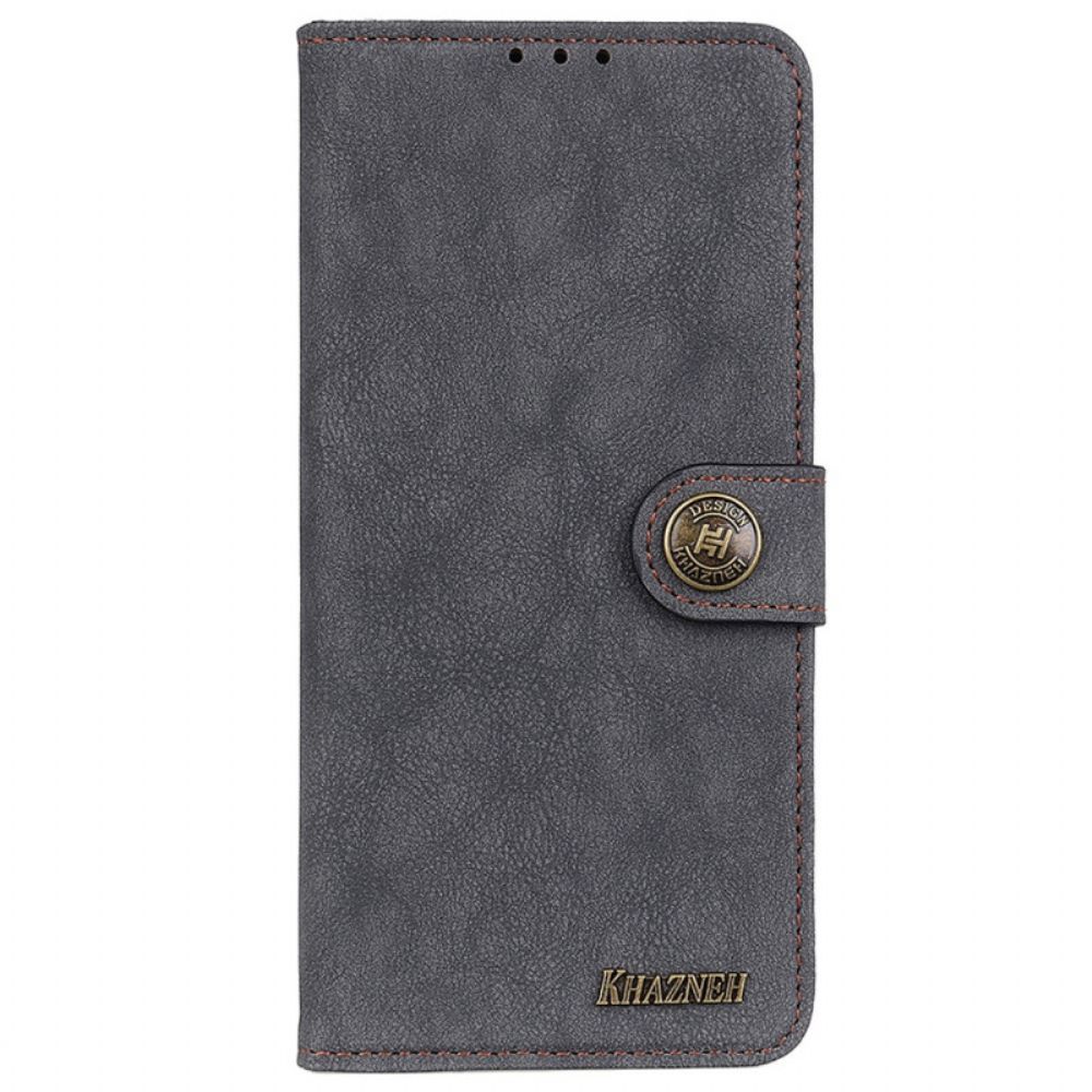 Folio-hoesje voor Samsung Galaxy A03 Core Khazneh Retro Splitleer