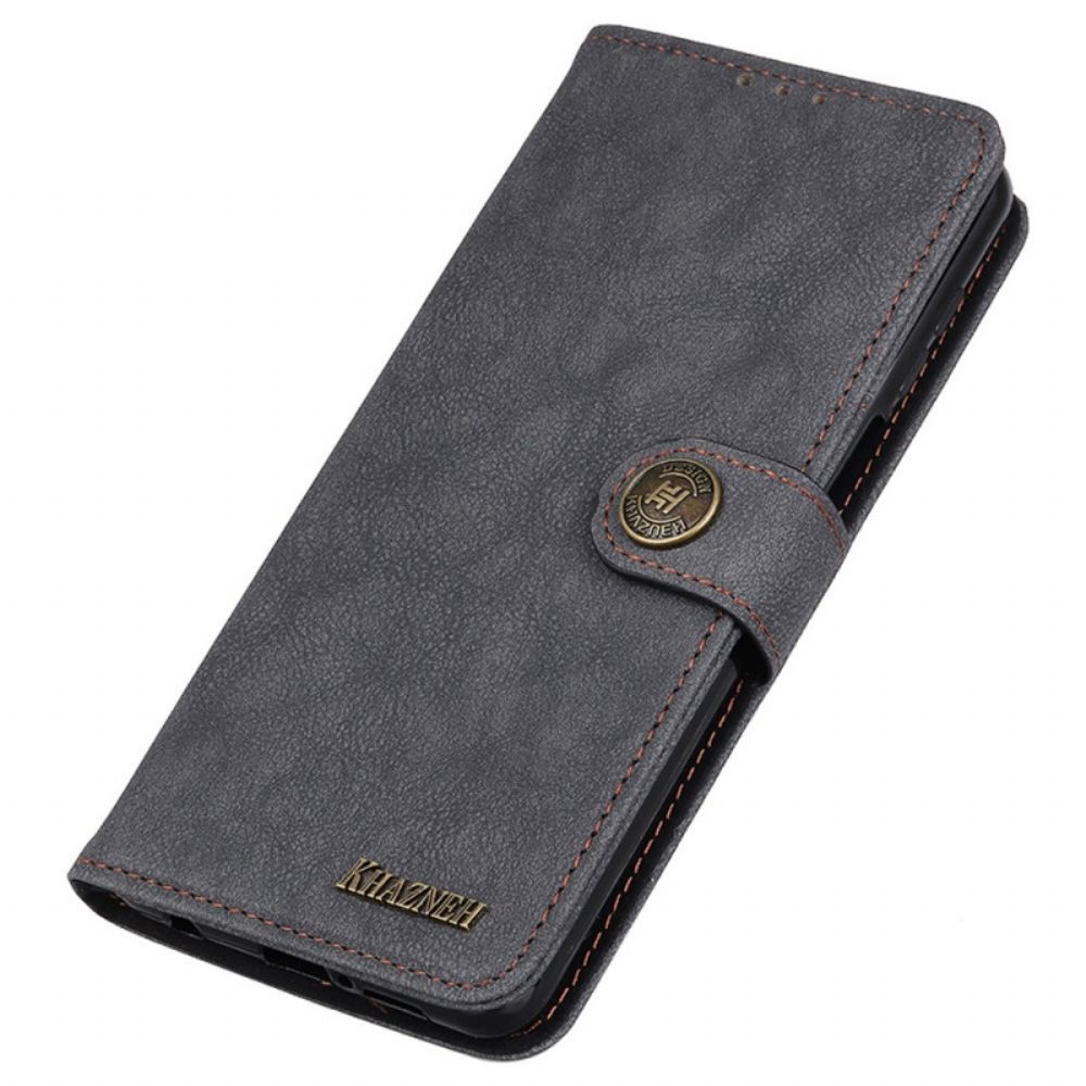 Folio-hoesje voor Samsung Galaxy A03 Core Khazneh Retro Splitleer