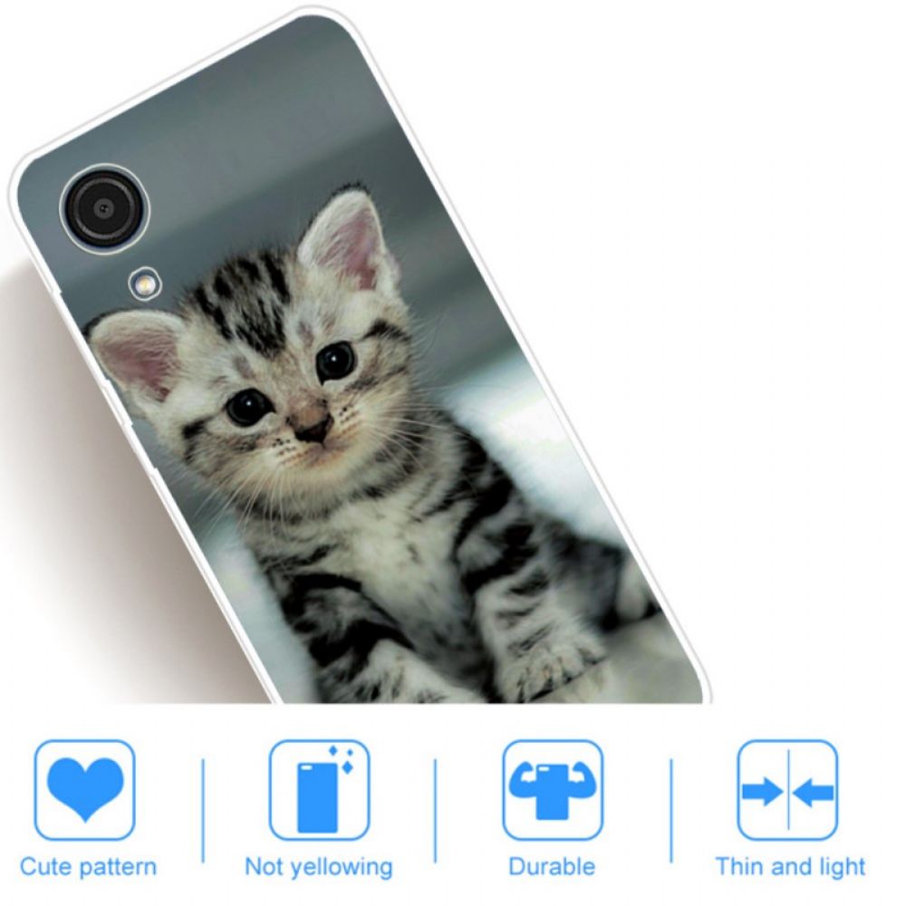 Hoesje voor Samsung Galaxy A03 Core Kitten Kitten