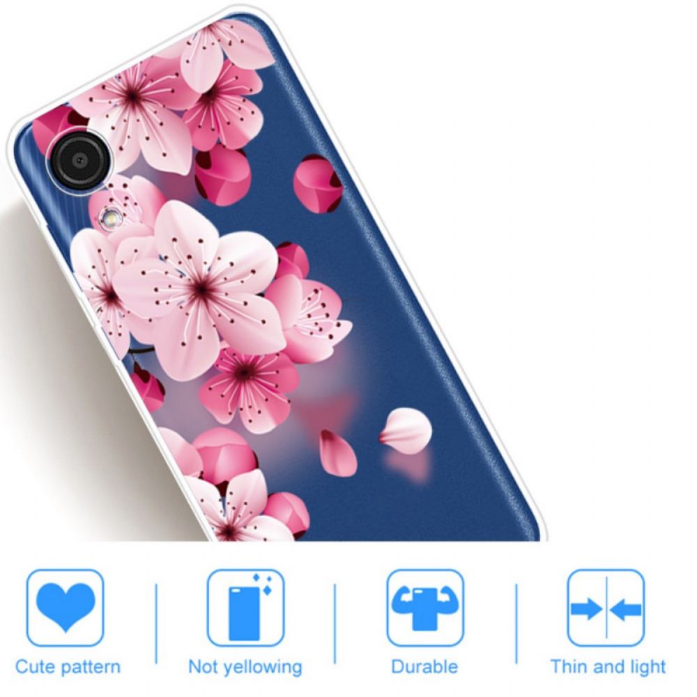 Hoesje voor Samsung Galaxy A03 Core Kleine Roze Bloemen