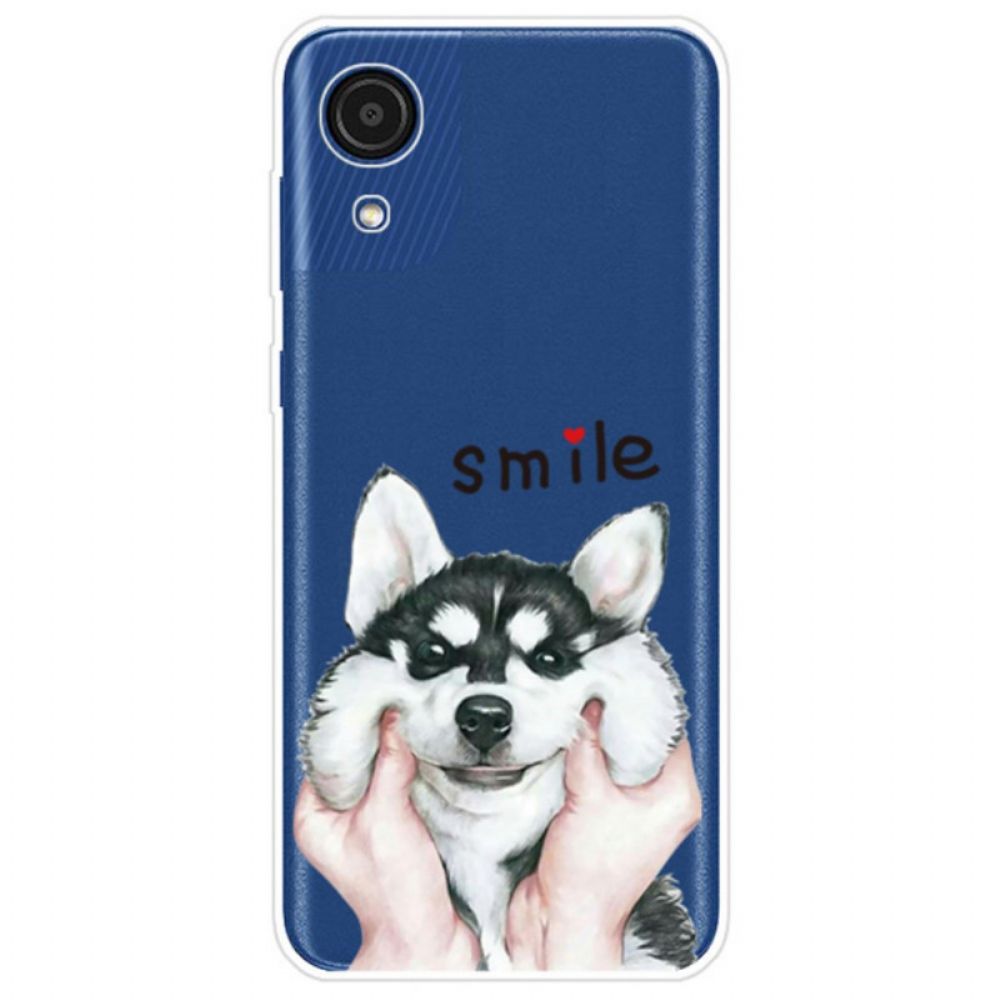 Hoesje voor Samsung Galaxy A03 Core Lach Hond