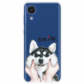 Hoesje voor Samsung Galaxy A03 Core Lach Hond