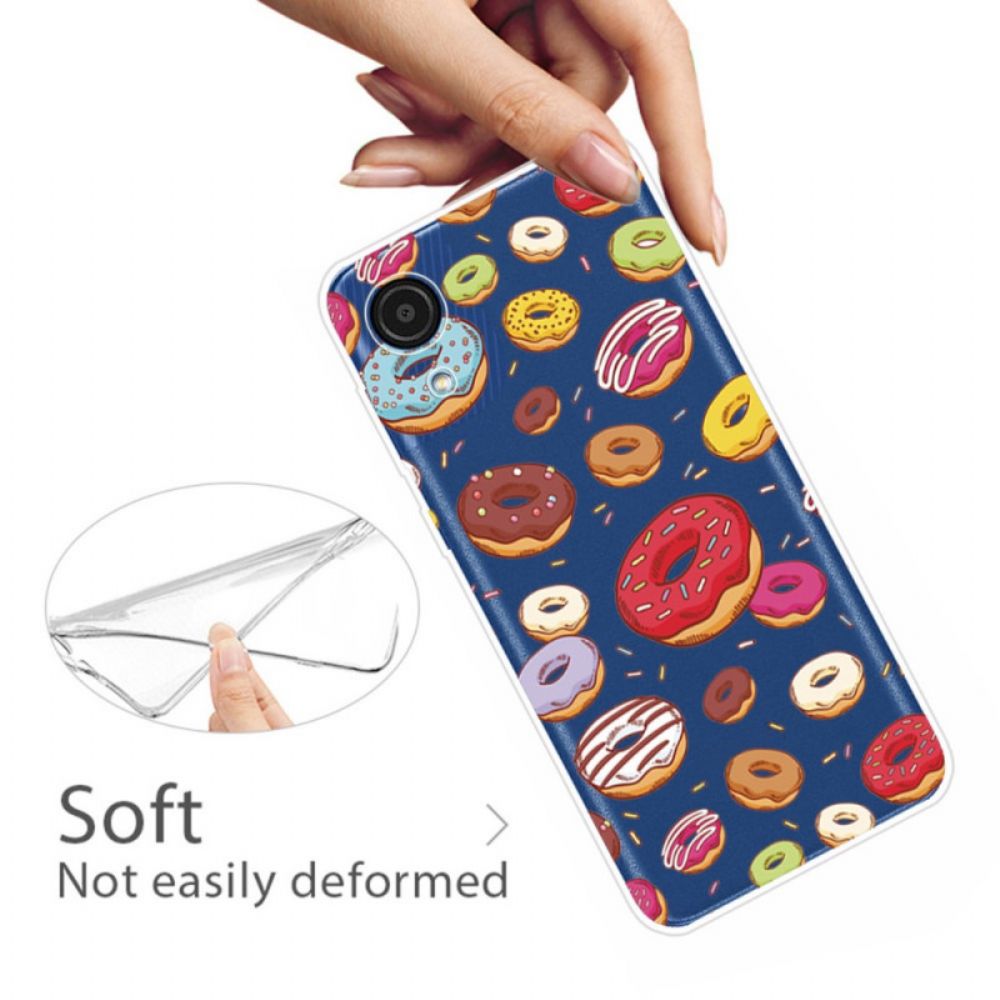 Hoesje voor Samsung Galaxy A03 Core Liefde Donuts