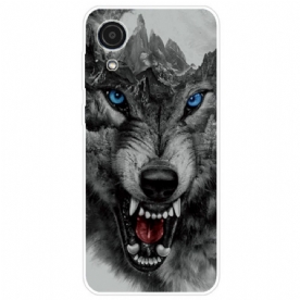 Hoesje voor Samsung Galaxy A03 Core Sublieme Wolf