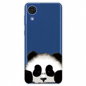 Hoesje voor Samsung Galaxy A03 Core Transparante Panda