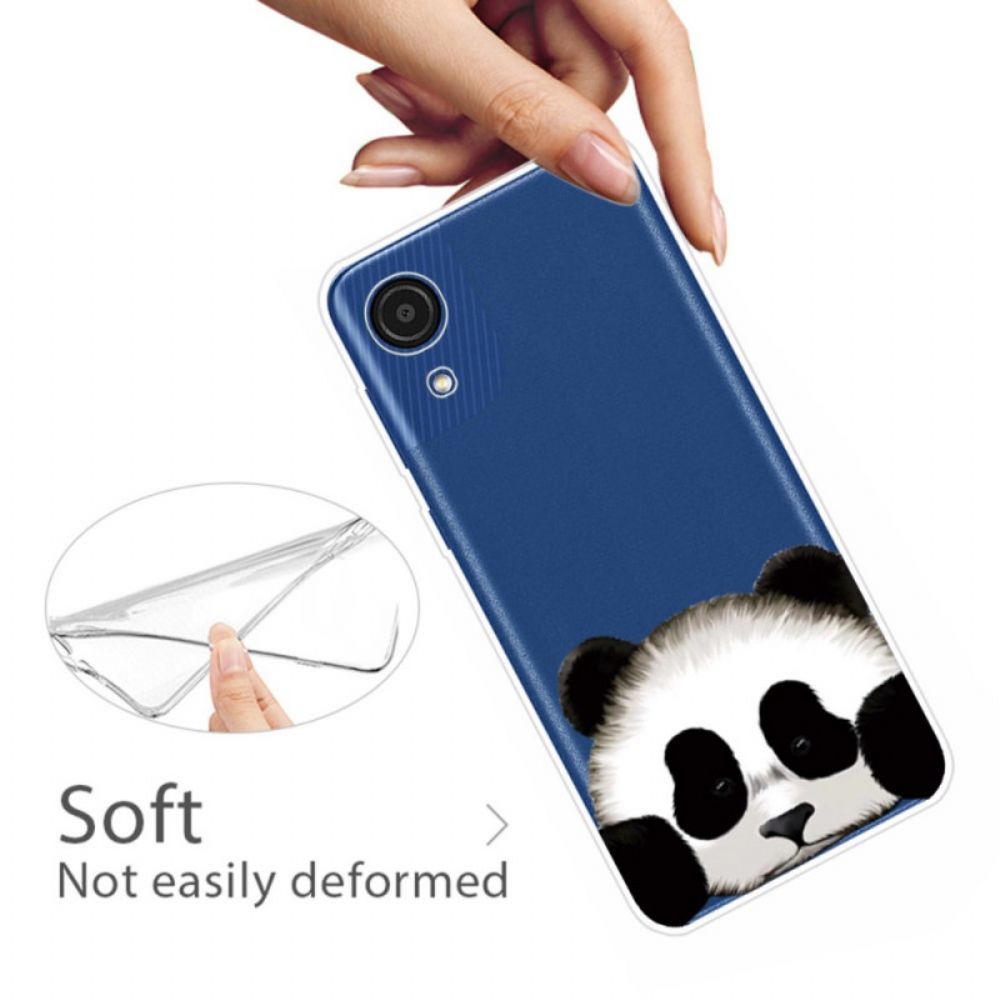 Hoesje voor Samsung Galaxy A03 Core Transparante Panda