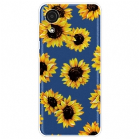 Hoesje voor Samsung Galaxy A03 Core Zonnebloemen