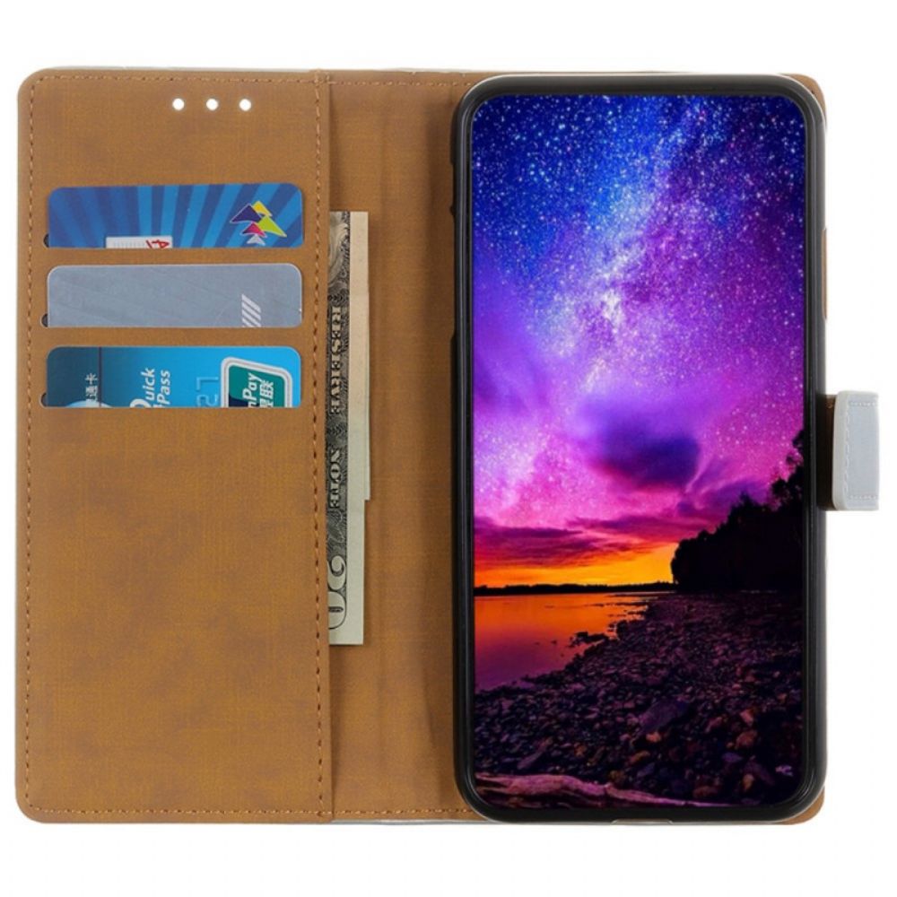 Leren Hoesje voor Samsung Galaxy A03 Core Eenvoudig Kunstleer