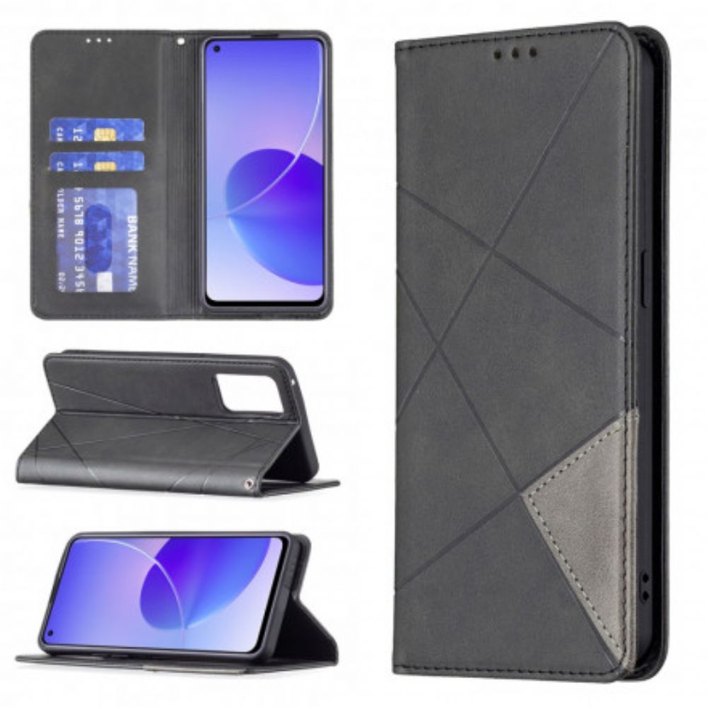 Bescherming Hoesje voor Oppo Reno 6 5G Folio-hoesje Artiestenstijl