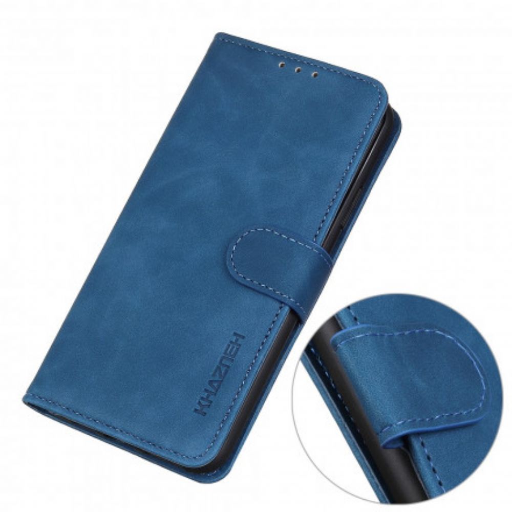 Flip Case voor Oppo Reno 6 5G Vintage Leereffect Khazneh