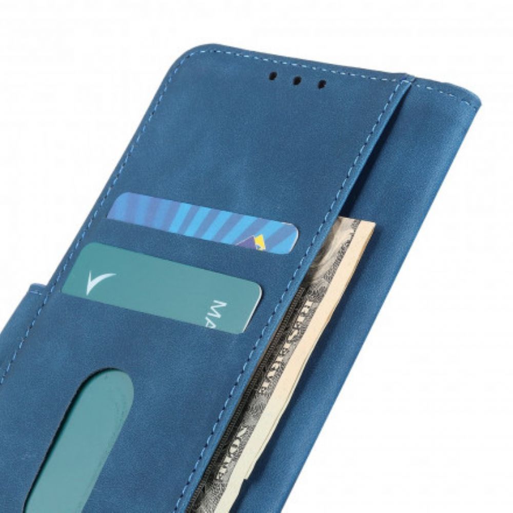 Flip Case voor Oppo Reno 6 5G Vintage Leereffect Khazneh